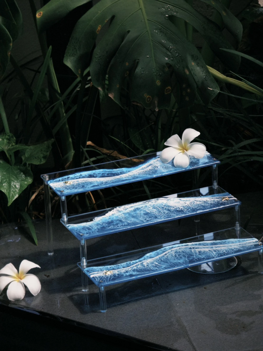 限量 | 光影流動海浪層架
