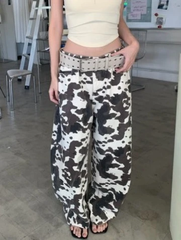 LYLO KR選品｜S03 MILKY SPOT JEANS 奶霜斑點牛仔褲