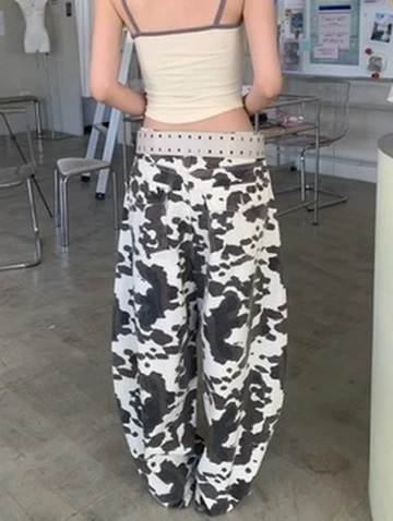 LYLO KR選品｜S03 MILKY SPOT JEANS 奶霜斑點牛仔褲