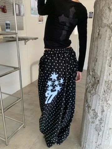 LYLO KR選品｜S05 ÉTOILE PANTS 星耀長褲_黑