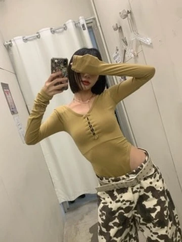 LYLO KR選品｜S11 CLASP TOP 鉤扣上衣_綠