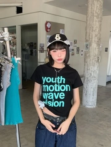 LYLO KR選品｜S15 Daily Letter Tee 日常大字母T_黑