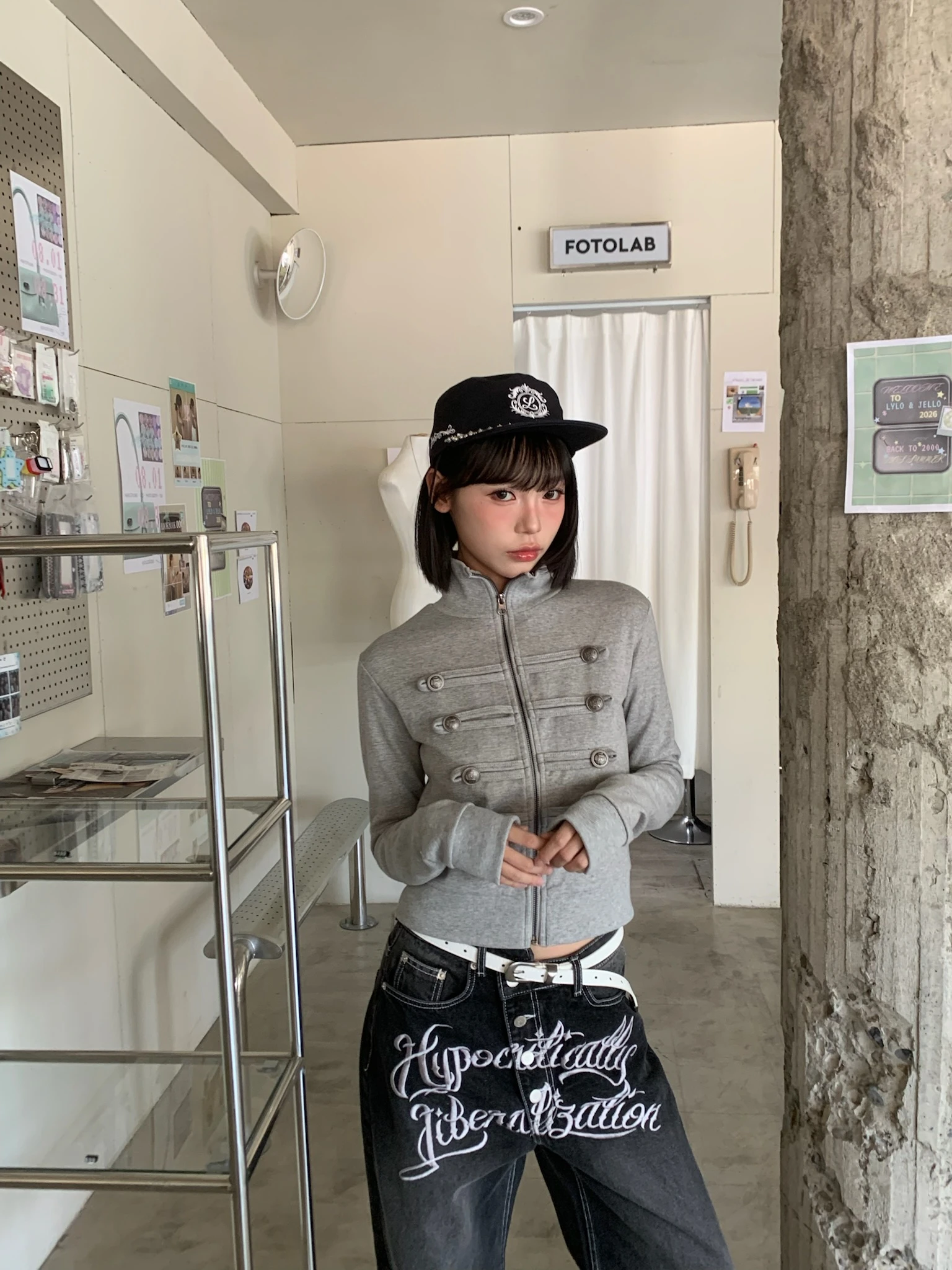 LYLO KR選品｜S17 Napoleon Jacket 經典拿破崙短外套_ 灰