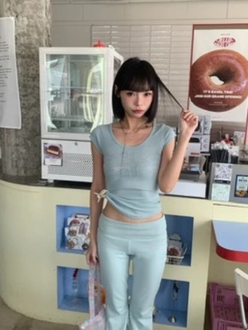 LYLO KR選品｜S22 London Vintage 英倫復古短T_藍