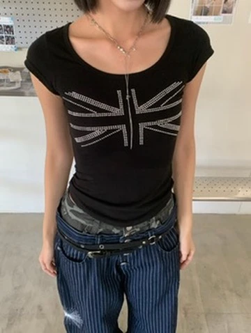 LYLO KR選品｜S22 London Vintage 英倫復古短T_黑