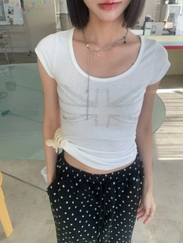 LYLO KR選品｜S22 London Vintage 英倫復古短T_白