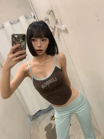 LYLO KR選品｜S23 Dual Tone Bra 雙色撞色BRA TOP_咖