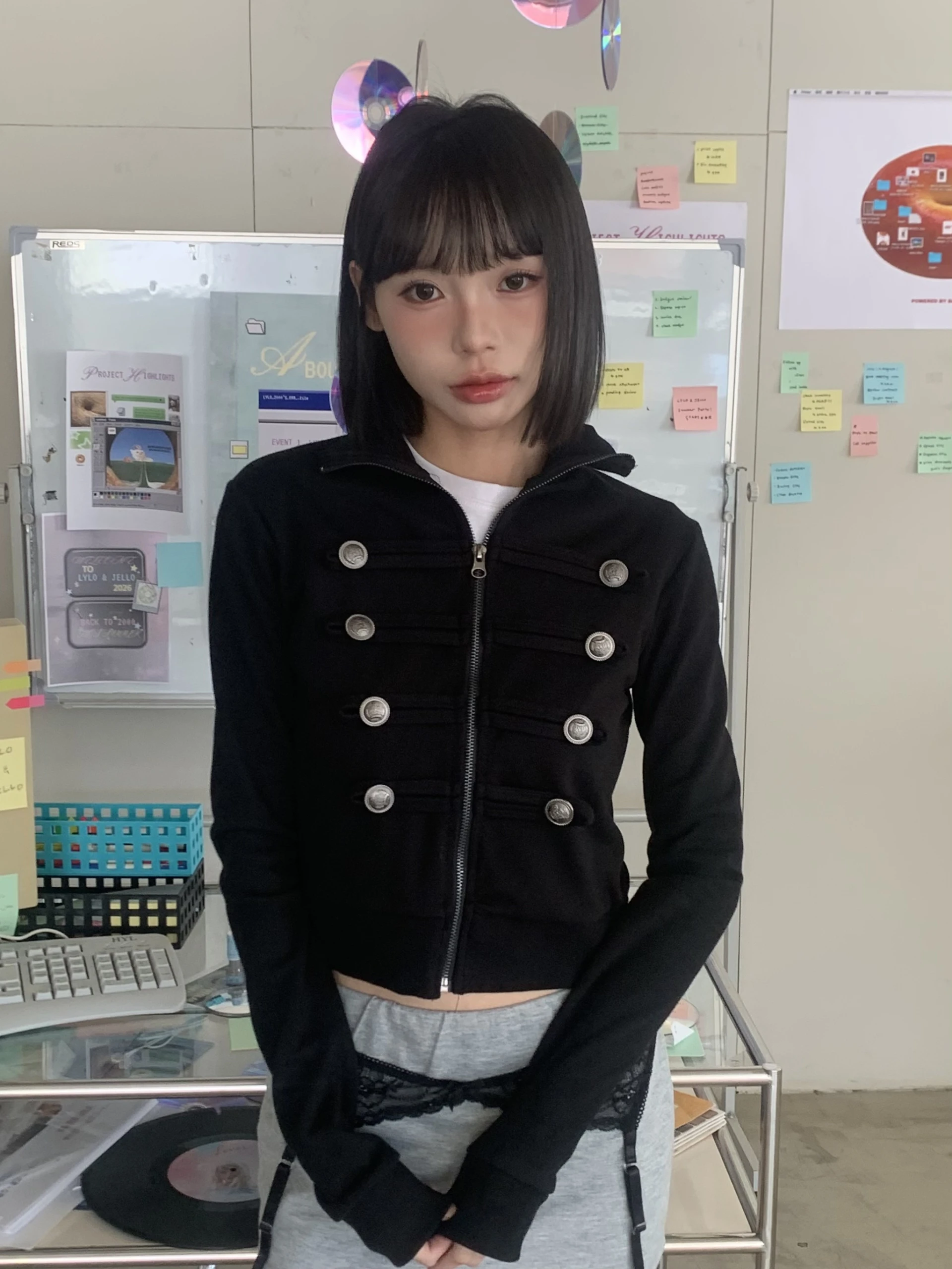LYLO KR選品｜S17 Napoleon Jacket 經典拿破崙短外套_黑