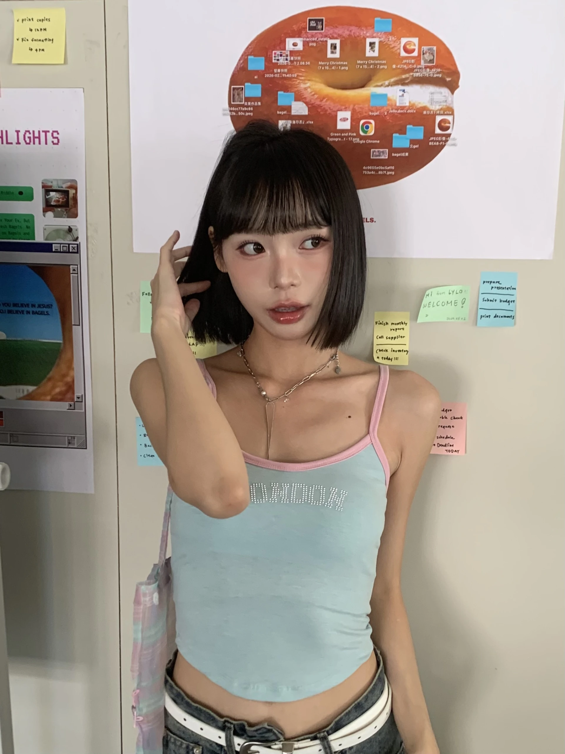 LYLO KR選品｜S23 Dual Tone Bra 雙色撞色BRA TOP_薄荷
