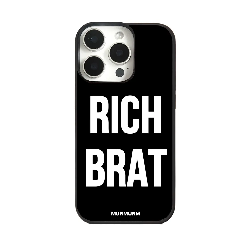 Ｍurmurm ｜RICH BRAT 磁吸全包軟殼 手機殼_黑