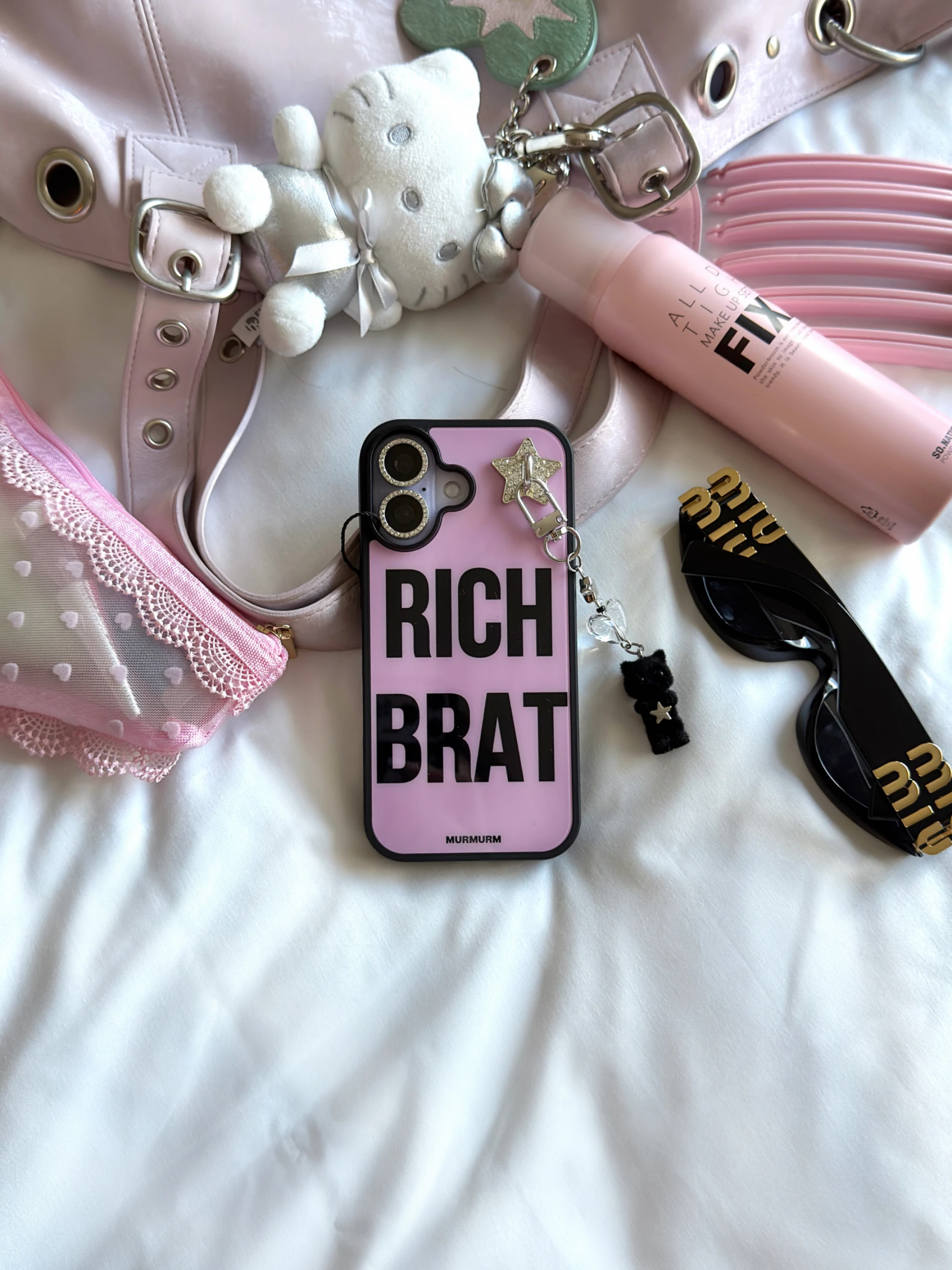 Ｍurmurm ｜RICH BRAT 磁吸全包軟殼 手機殼_粉色