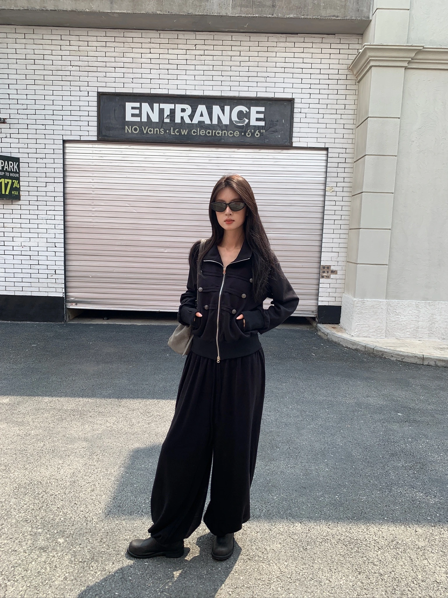 CO4 14  Cozy Fleece Pants 慵懶羊絨棉褲＿黑