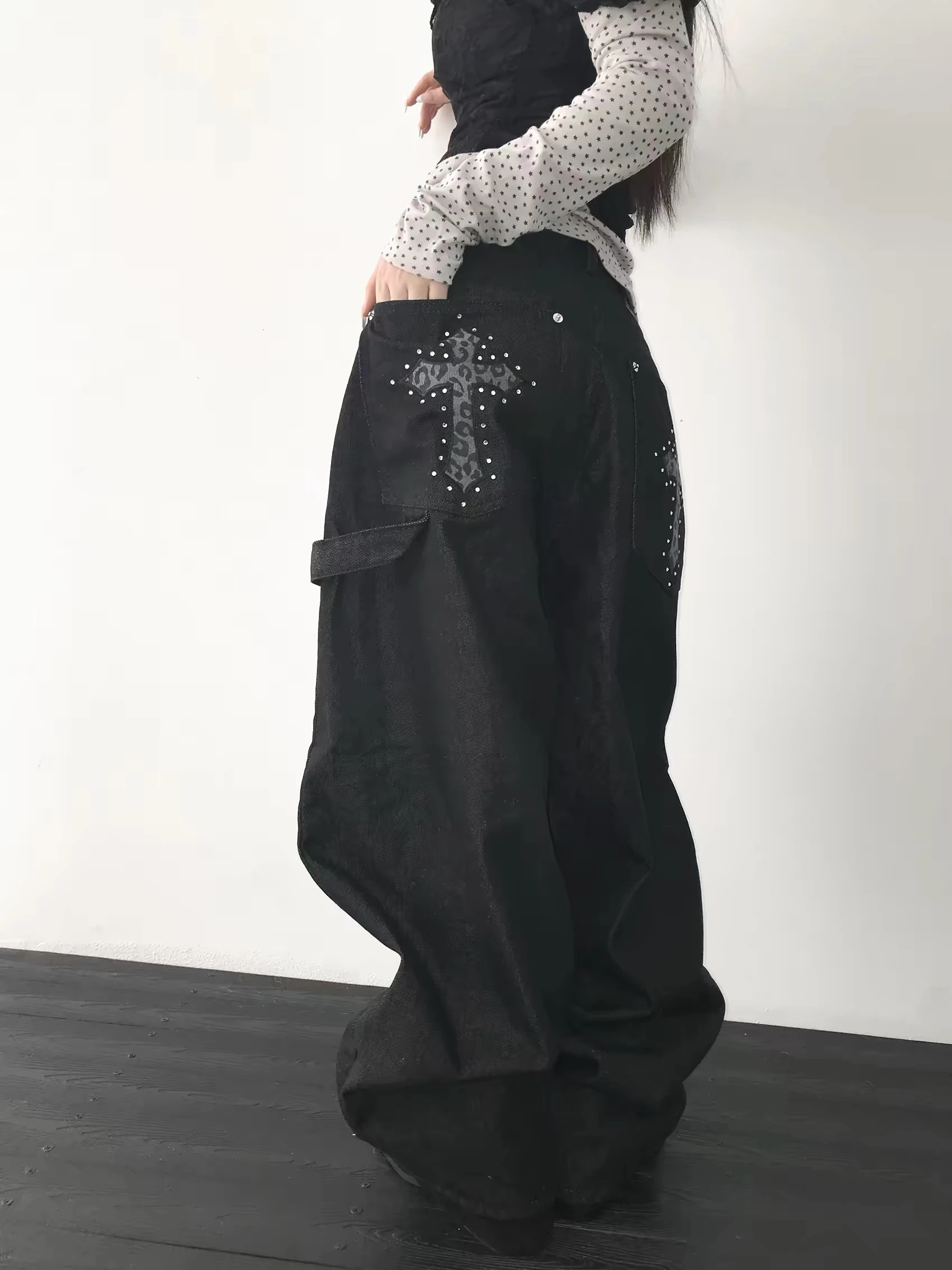 涉谷街頭口袋十字牛仔褲