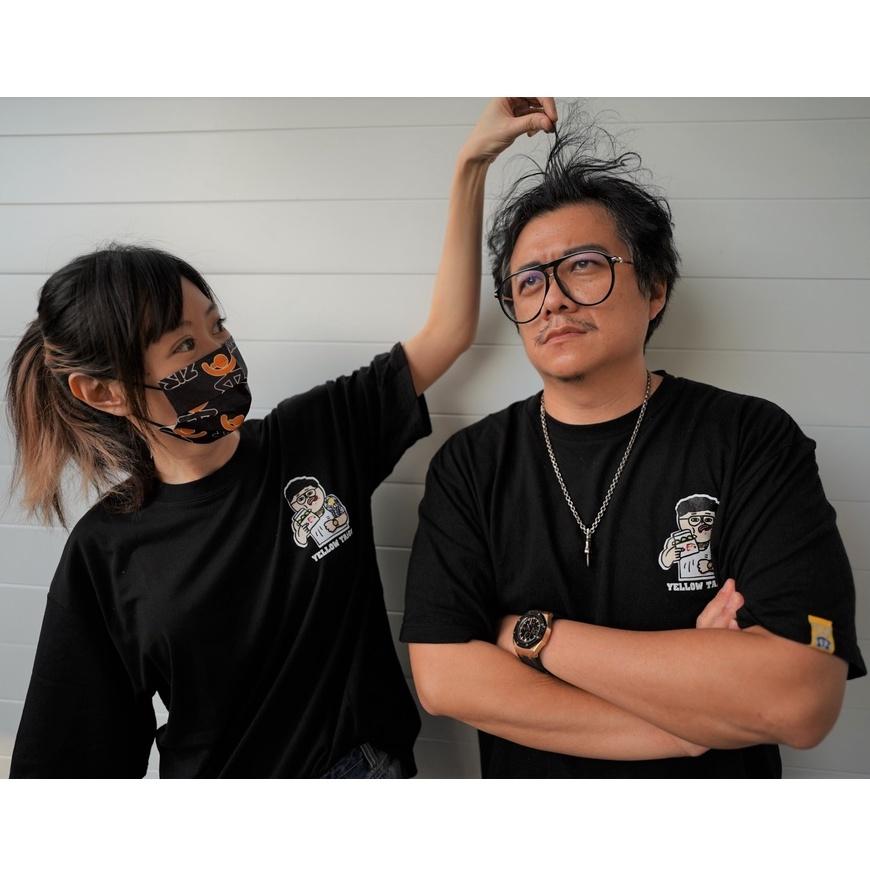 [小施汽車] 檳榔陳 短袖素踢 背面無圖 T-Shirt 落肩寬鬆款 男女不拘
