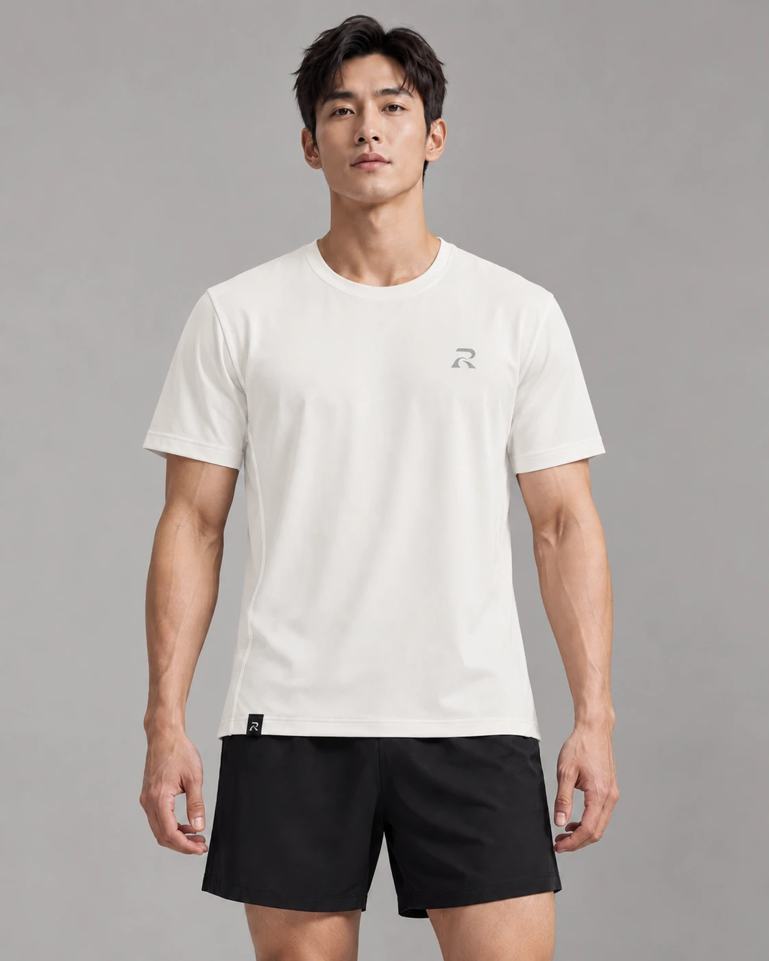 Signature Hybrid Tee [SnowWhite]