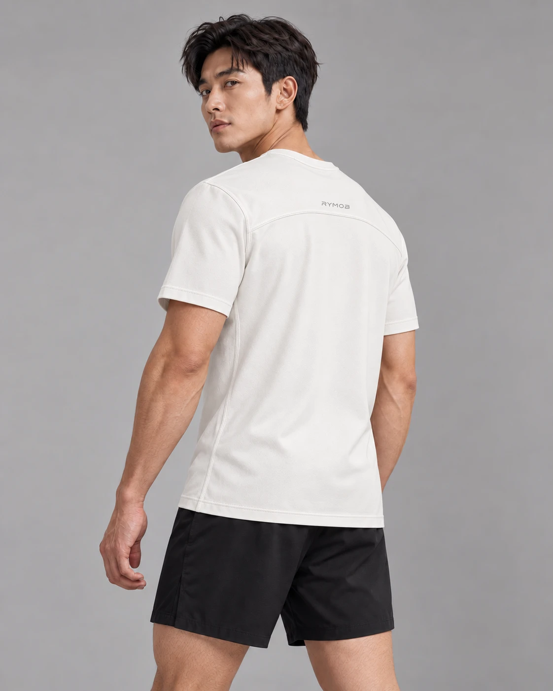 Signature Hybrid Tee [SnowWhite]