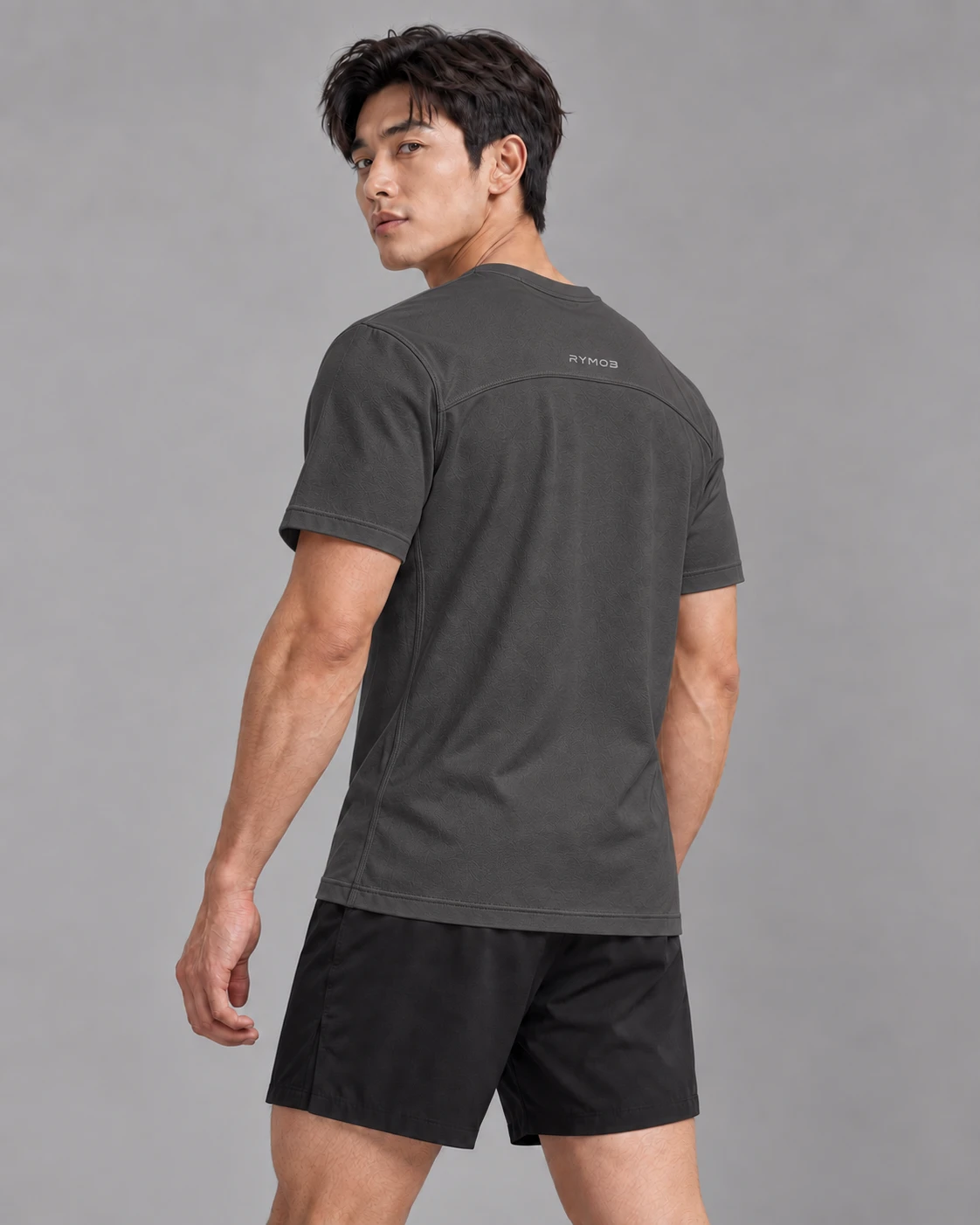 Signature Hybrid Tee [Anthracite]