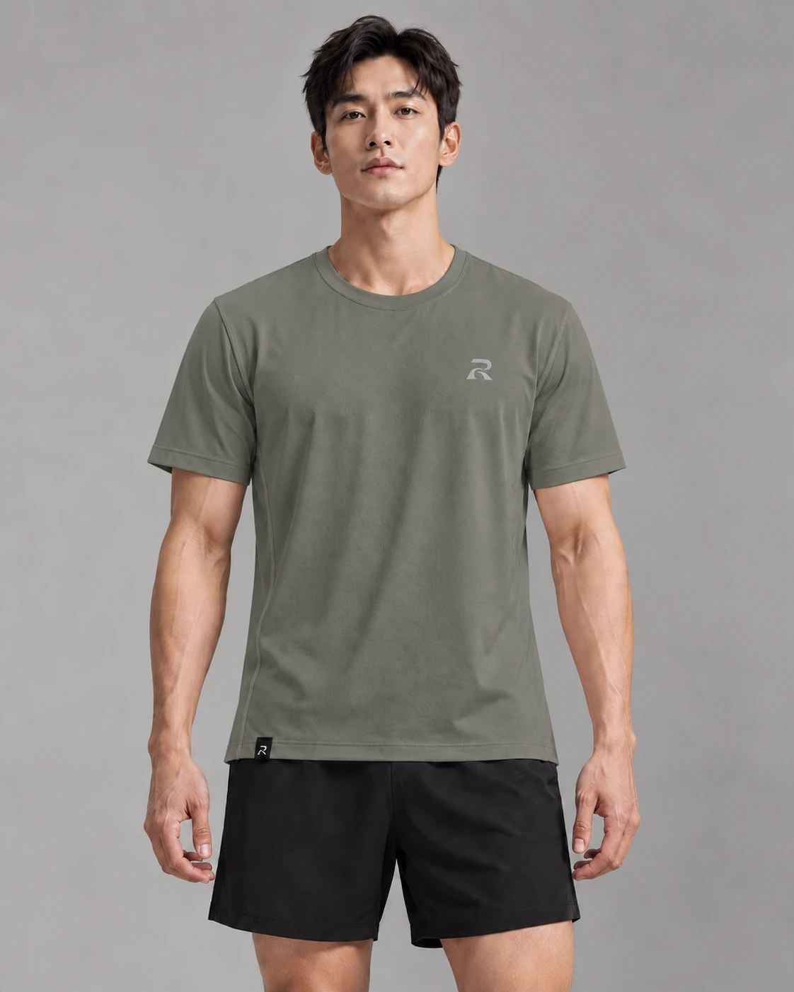 Signature Hybrid Tee [Vetiver]