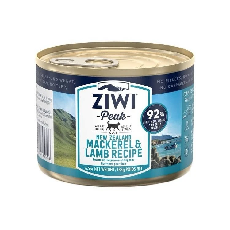 ZIWI巔峰 鯖魚羊肉 經典鮮肉貓主食罐 ( 貓罐 | 罐頭 )