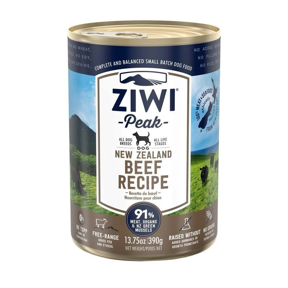 ZIWI巔峰 牛肉口味 經典鮮肉狗主食罐 ( 狗罐 | 罐頭 )