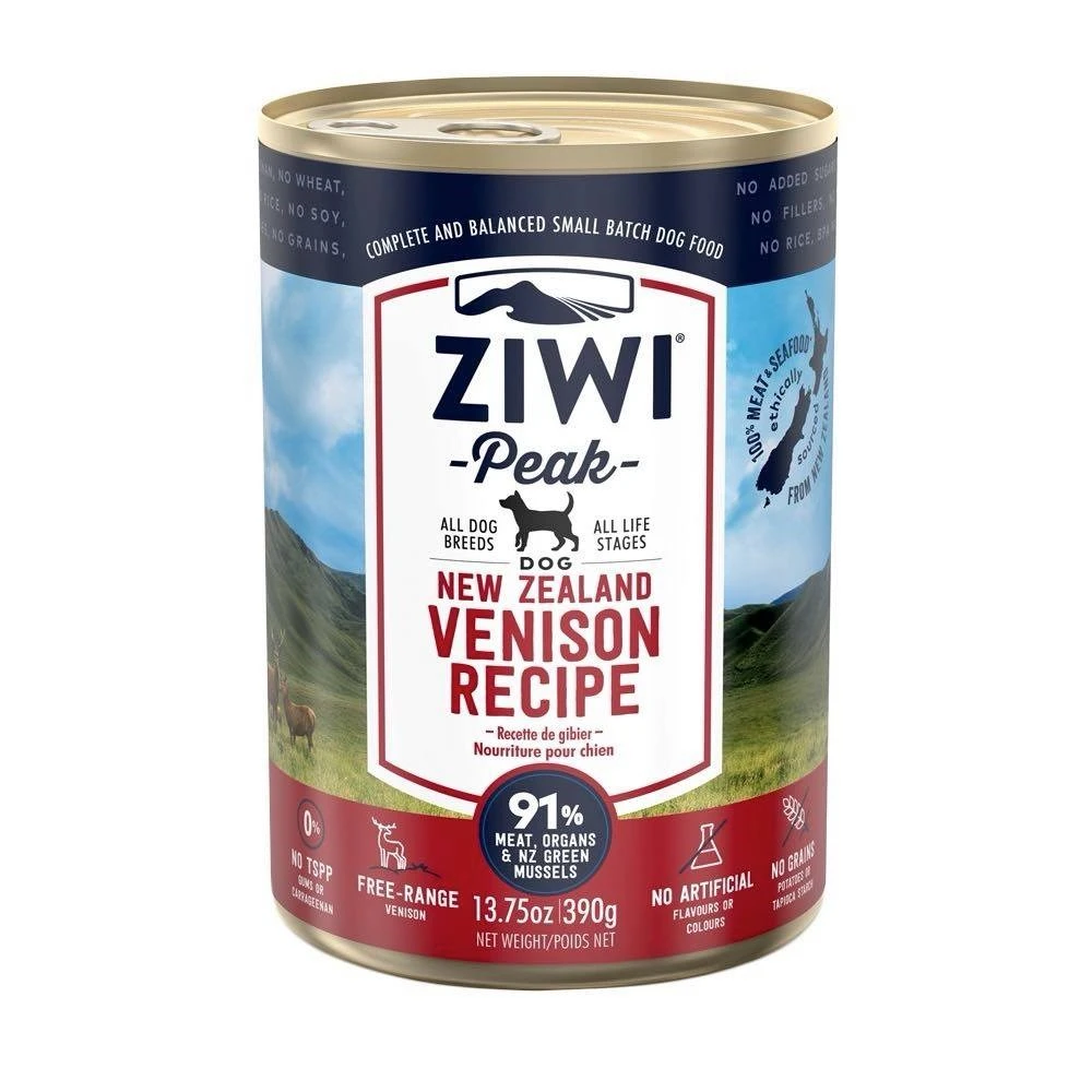 ZIWI巔峰 鹿肉口味 經典鮮肉狗主食罐 ( 狗罐 | 罐頭 )