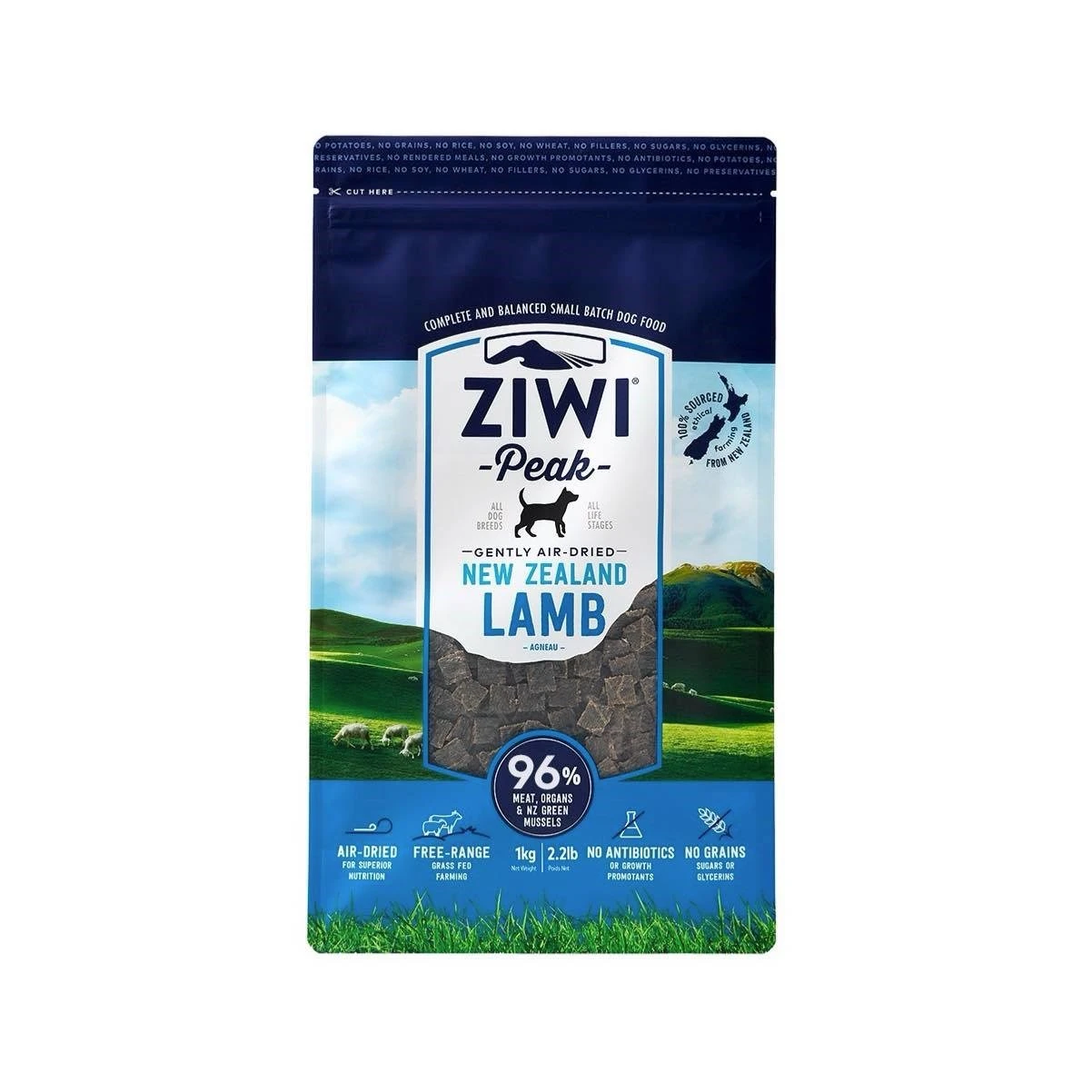ZIWI巔峰 羊肉口味 經典系列 狗糧 ( 狗飼料 | 生食肉片 )
