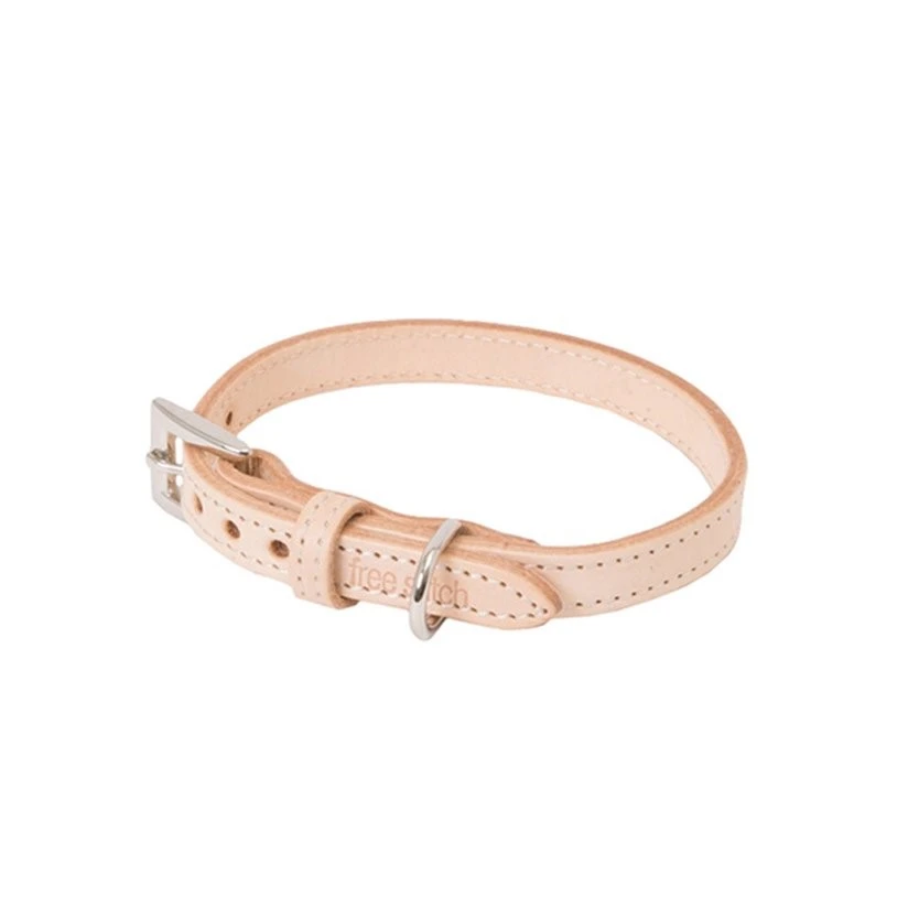 free stitchTanned Leather Collar |素面皮革項圈