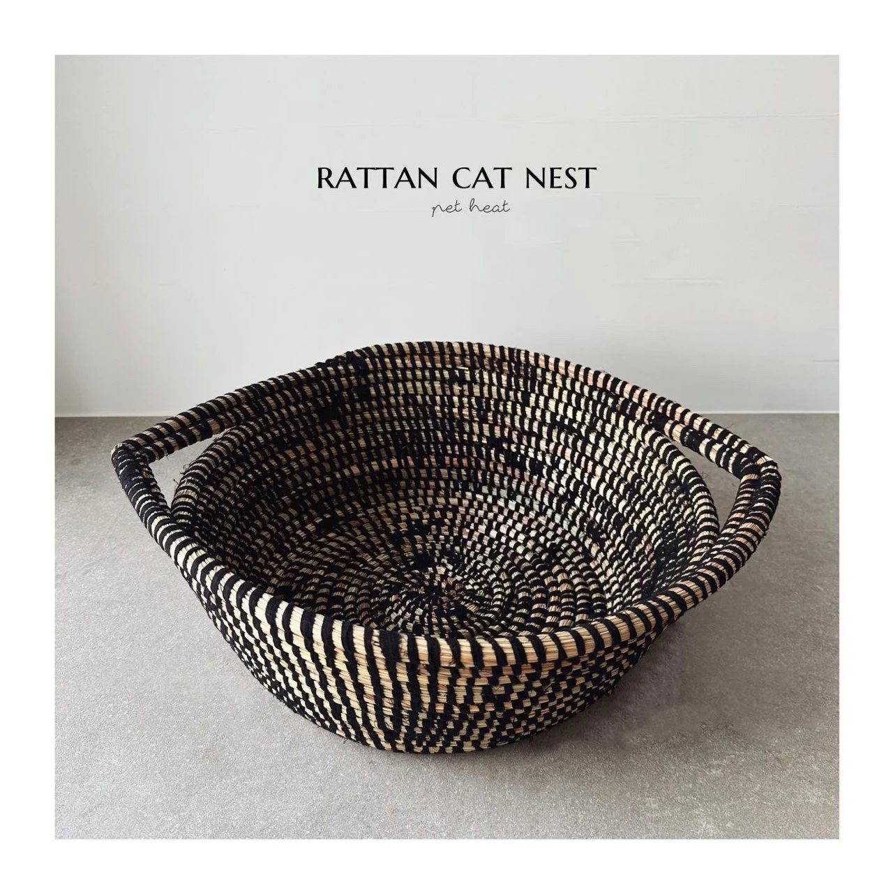 rattan cat nest 藤製貓窩