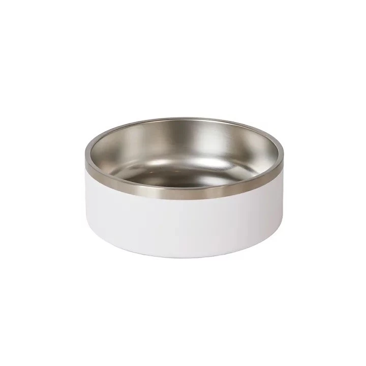 free stitch DUAL-LAYERED STAINLESS STEEL DOG BOWL ｜時髦不鏽鋼寵物碗