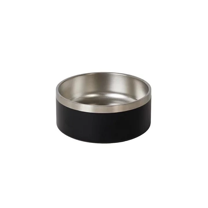 free stitch DUAL-LAYERED STAINLESS STEEL DOG BOWL ｜時髦不鏽鋼寵物碗