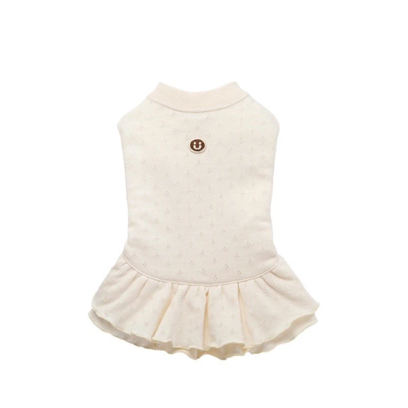 Organic cotton mesh dress ｜有機棉網眼洋裝