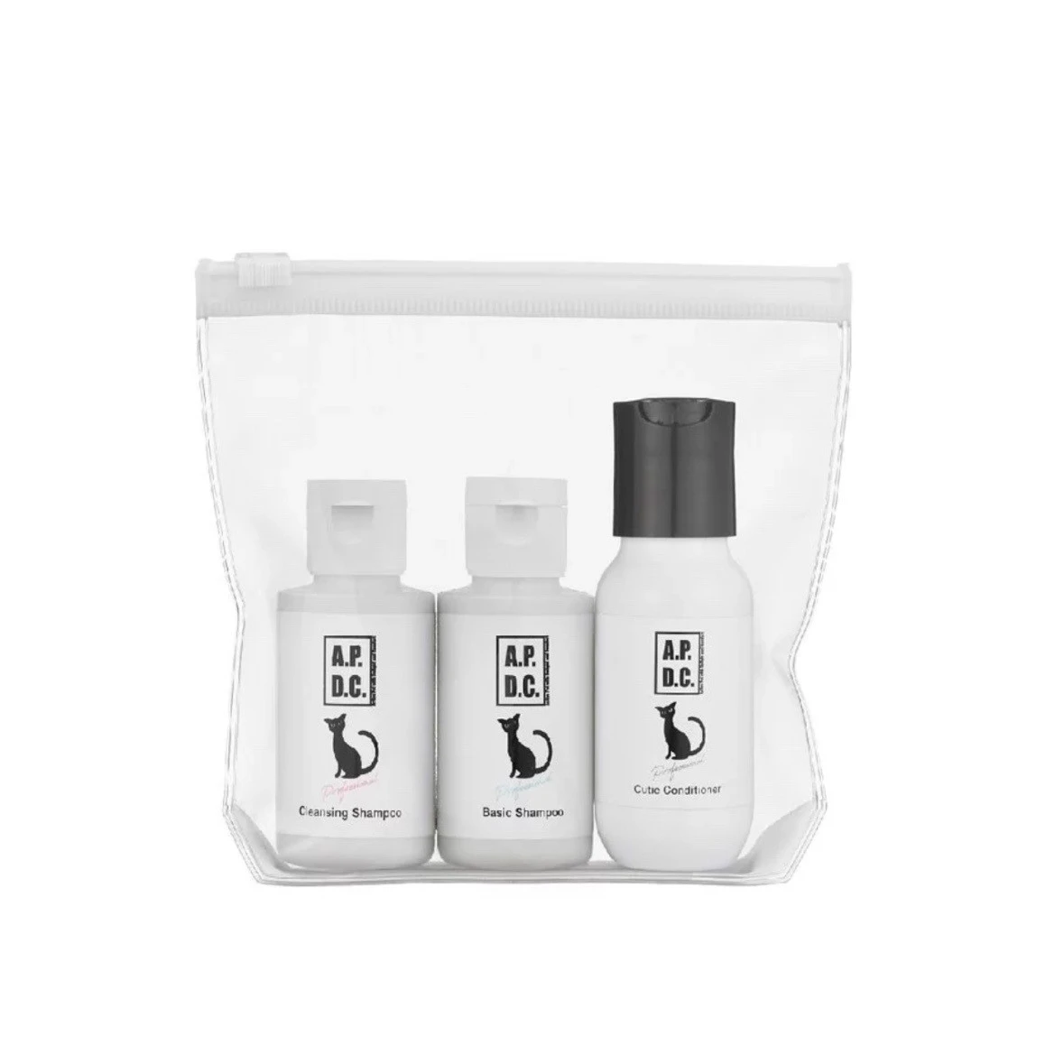 A.P.D.C.沐沐貓深層洗+溫和洗+潤絲組 50ml