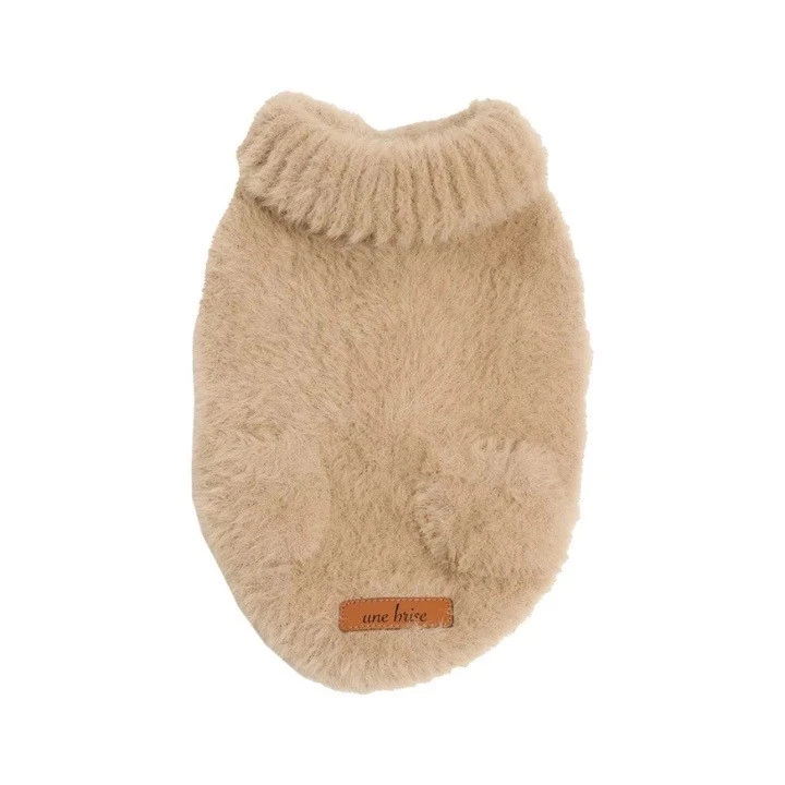 feather real knit  |   超柔軟素面毛衣／駝