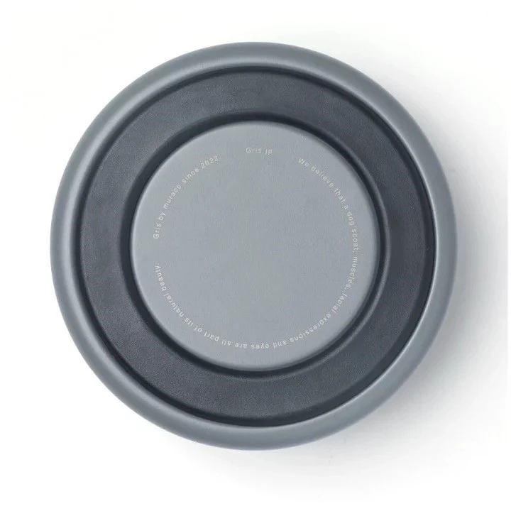 GRIS DW BOWL GREY   |  灰色雙層不銹鋼寵物碗