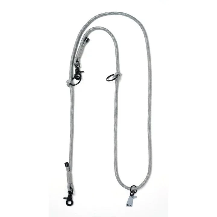 GRIS THE SHOULDER LEASH LIMESTONE  | 斜背式牽繩／灰