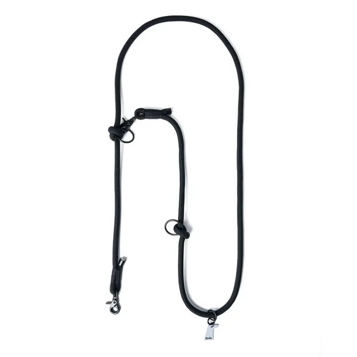 GRIS THE SHOULDER LEASH PEAT BLACK| 斜背式牽繩／黑