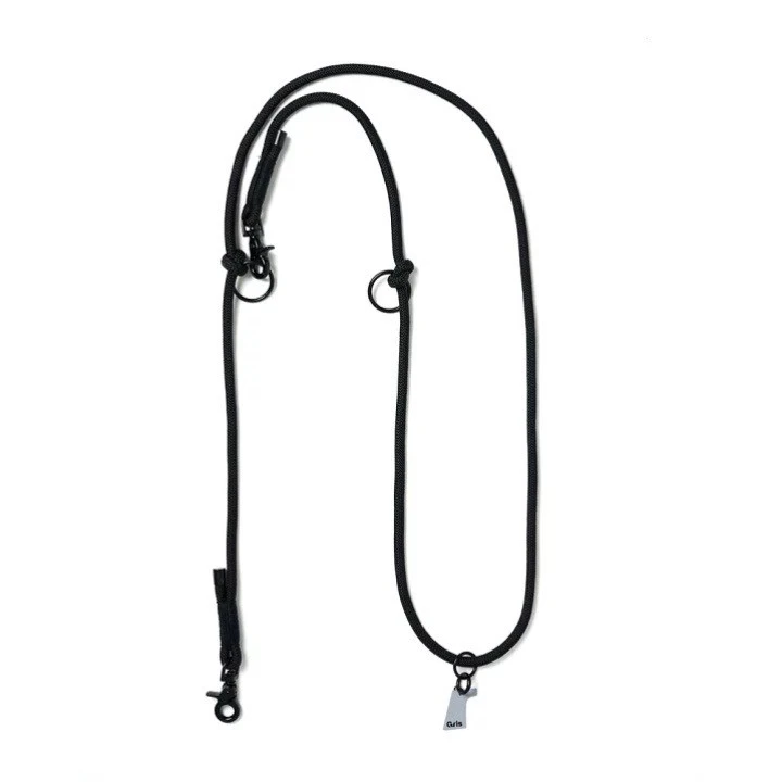 GRIS THE SHOULDER LEASH PEAT BLACK| 斜背式牽繩／黑