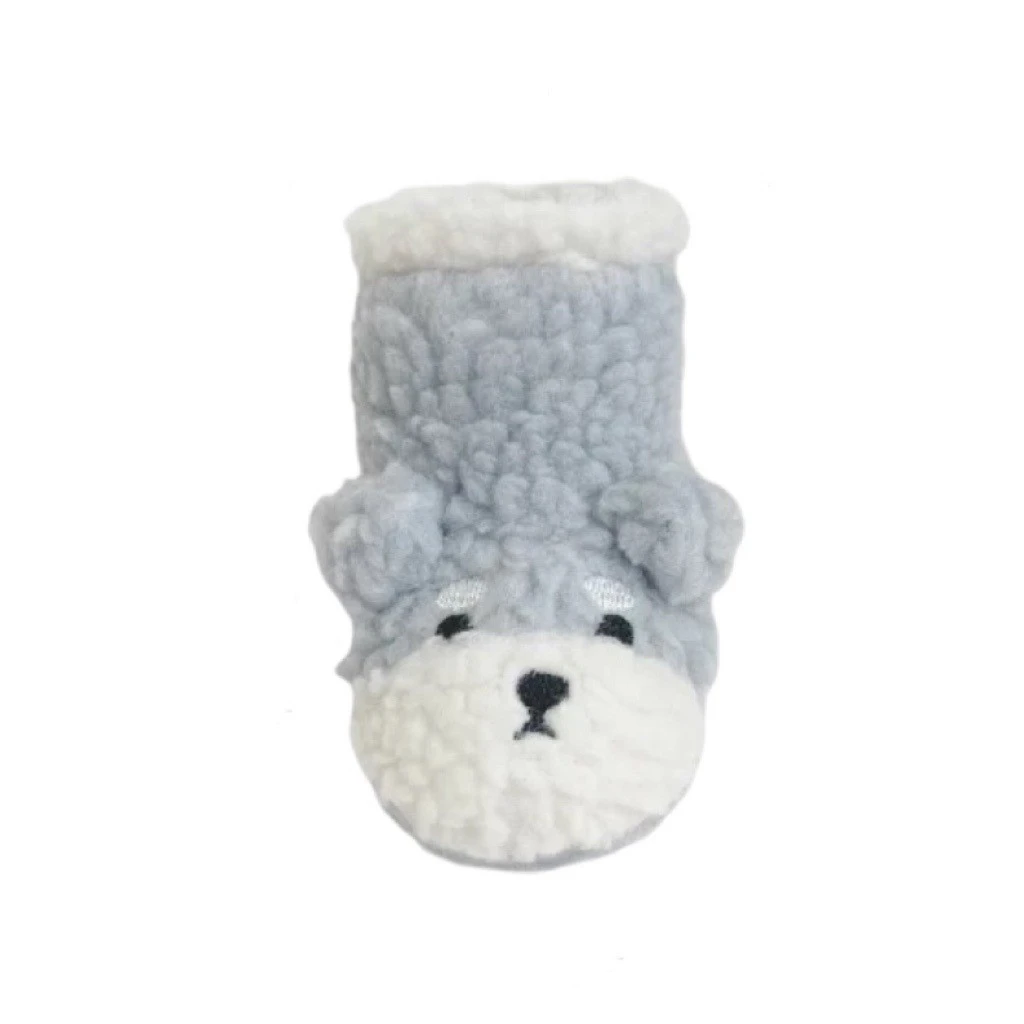 毛毛雪靴藏食玩具｜雪納瑞