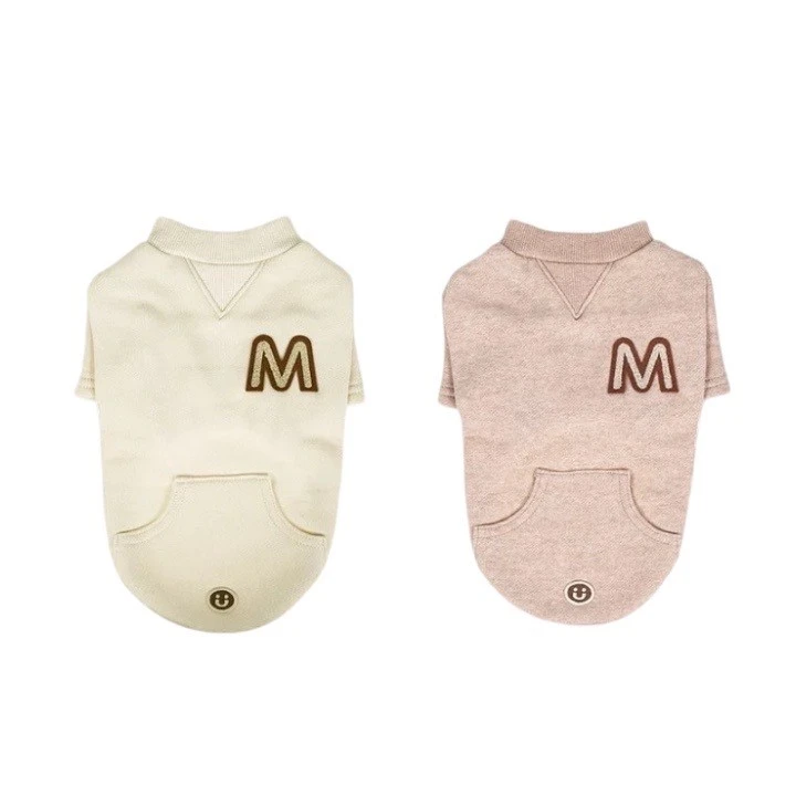 Organic cotton brushed letter top ｜有機棉刷毛字母上衣