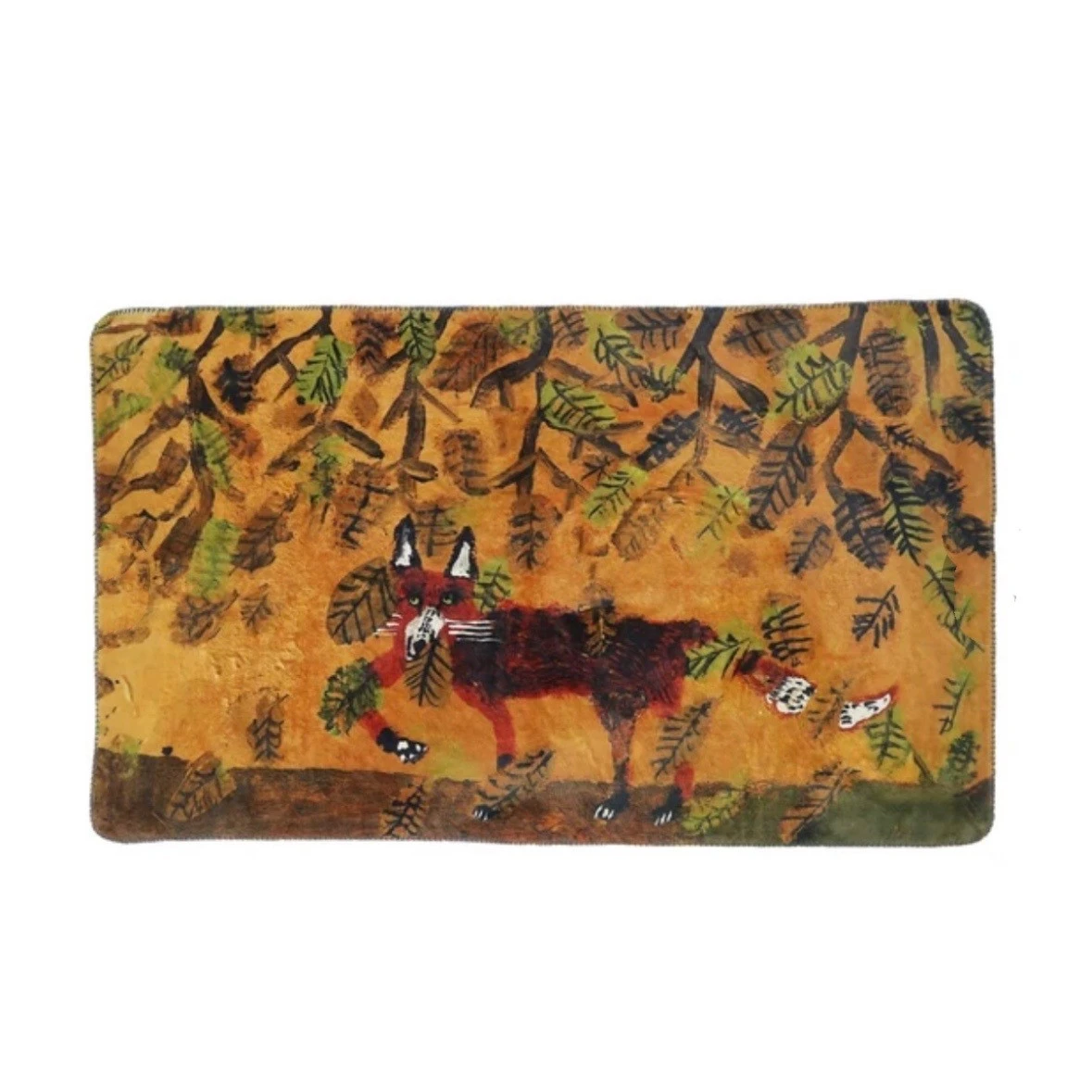 Flannel fleece  blanket fox｜法蘭絨狐狸羊毛毯