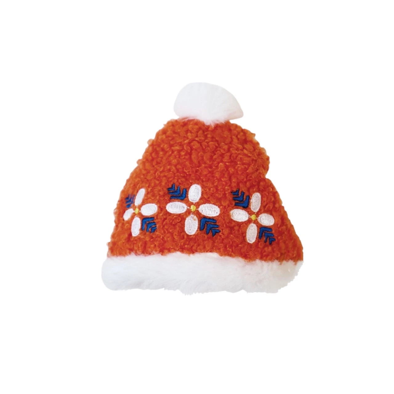 embroidered fur hat toy ｜刺繡毛帽玩具