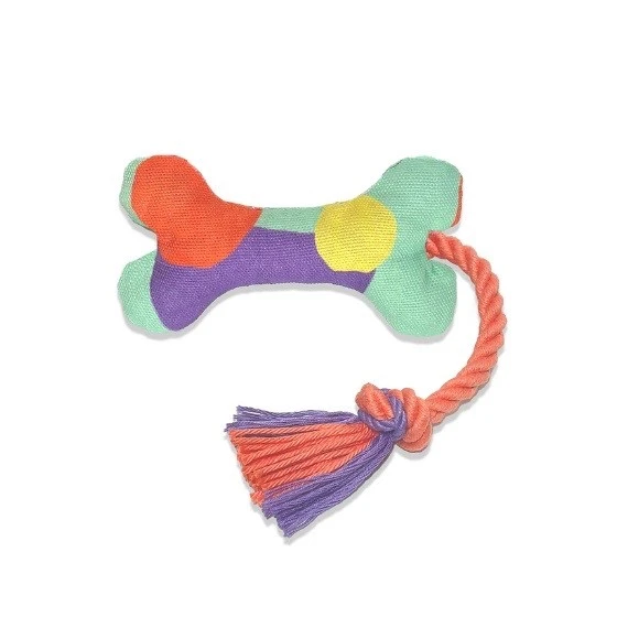 Bone shaped dental cleaning rope toy ｜骨頭造型潔牙繩玩具