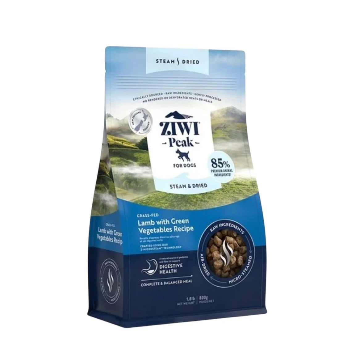 ziwi巔峰微蒸乾式熟成鮮肉犬糧-羊肉