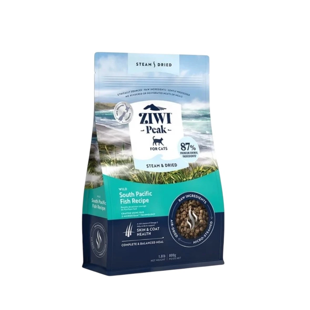 ziwi巔峰微蒸乾式熟成鮮肉貓糧-海洋野生魚