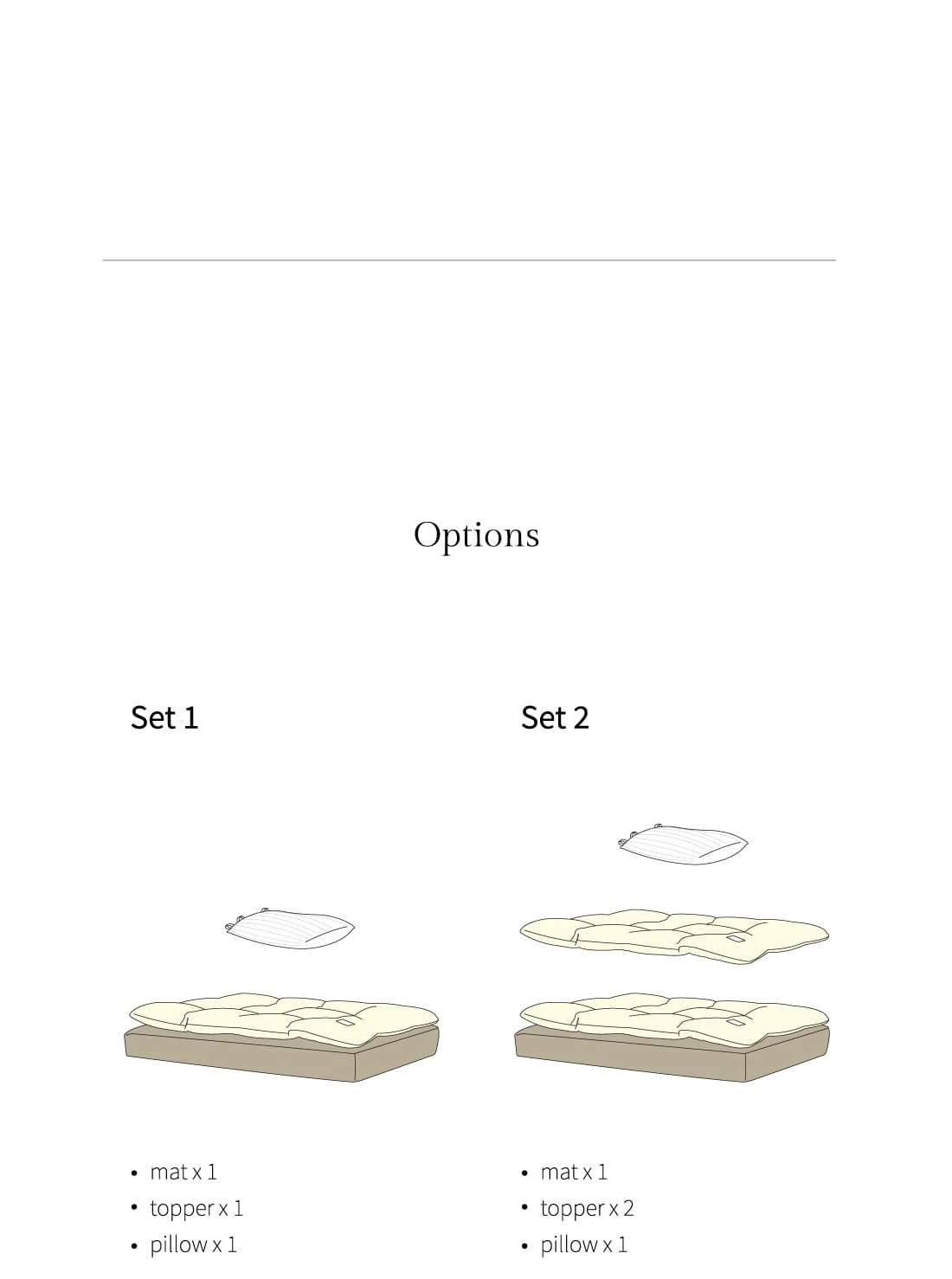 Square Bedding Set / Lemon 方型床組 檸檬色
