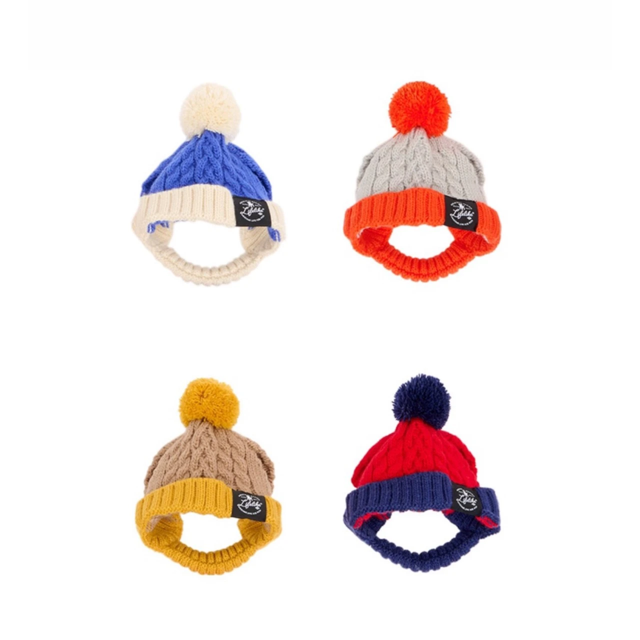 two tone knitted hat |雙色針織帽