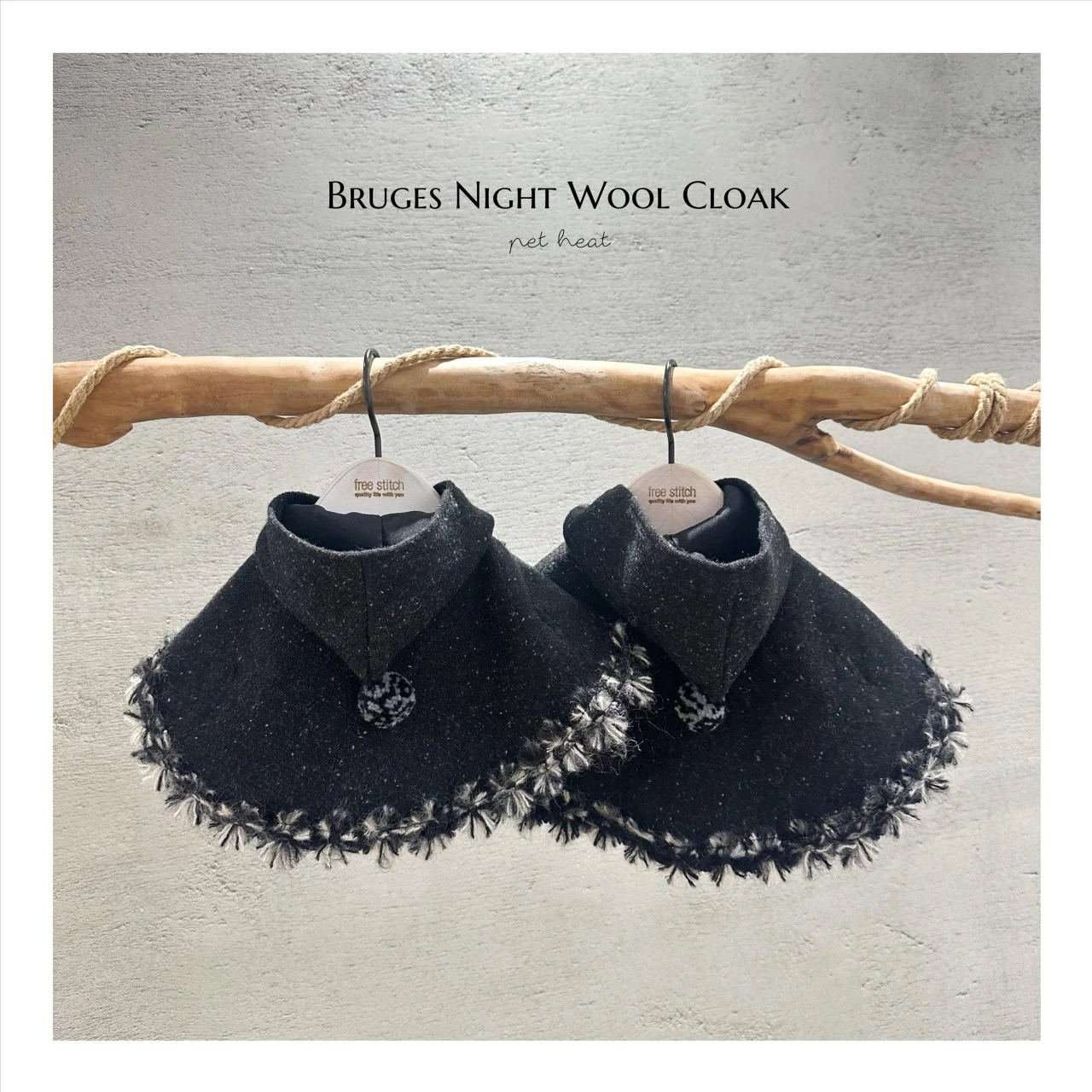 BRUGES NIGHT WOOL CLOAK | 布魯日夜色毛呢斗篷