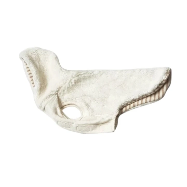 Organic cotton wool brushed hooded top  ｜有機棉刷絨連帽上衣