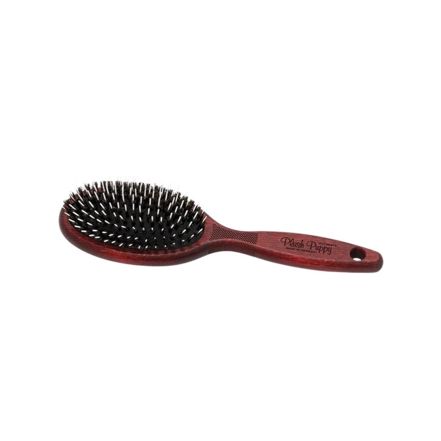 Ultimate Anti-Static Porcupine Brush ｜PLUSH PUPPY 德製防靜電豬鬃柄梳