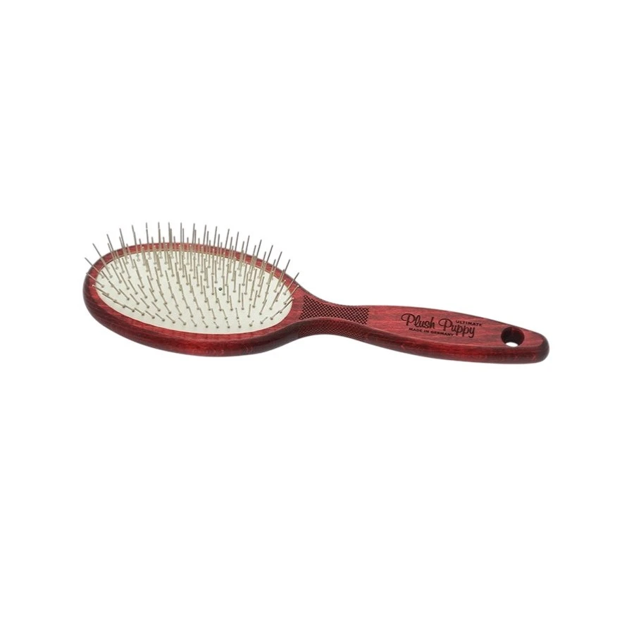 Ultimate Thick Pin Brush | PLUSH PUPPY 德製柄梳